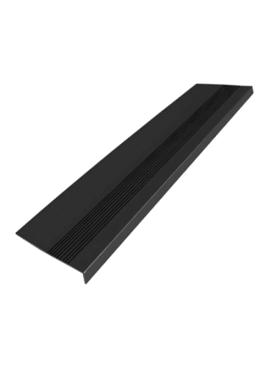 Grada de Goma Estriada Negro